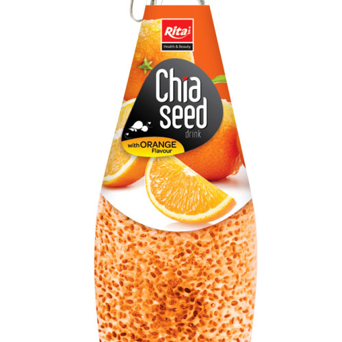 290ml Chia Seed drinks with Orange Flavour
